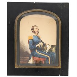 English School (19th Century): Major William Inglis, 57th, West Middlesex Regiment, waterc...