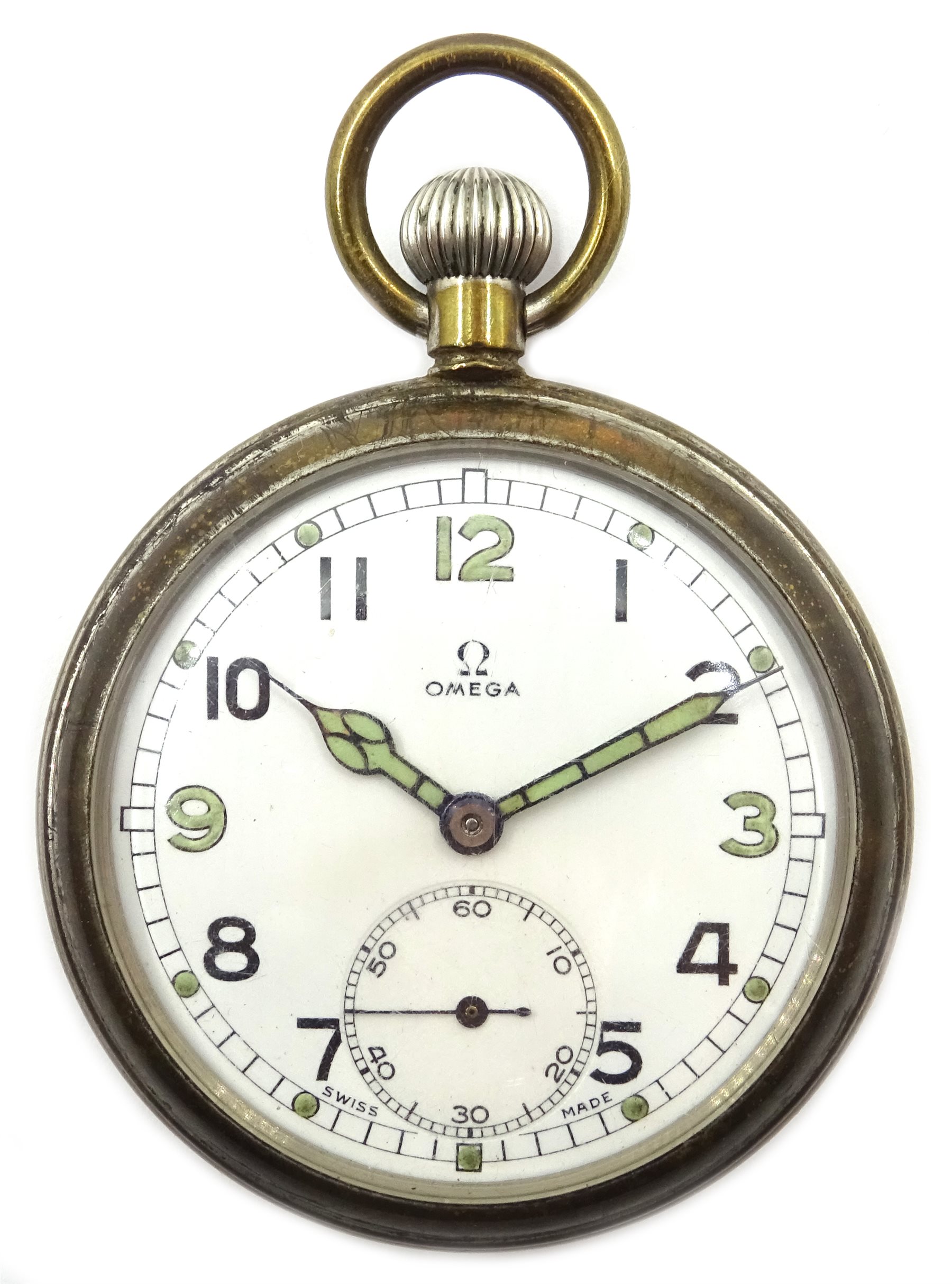 omega military pocket watch