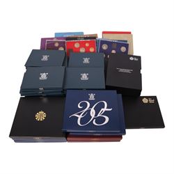 Forty-one The Royal Mint United Kingdom proof year sets, comprising 1970-2013 inclusive ap...