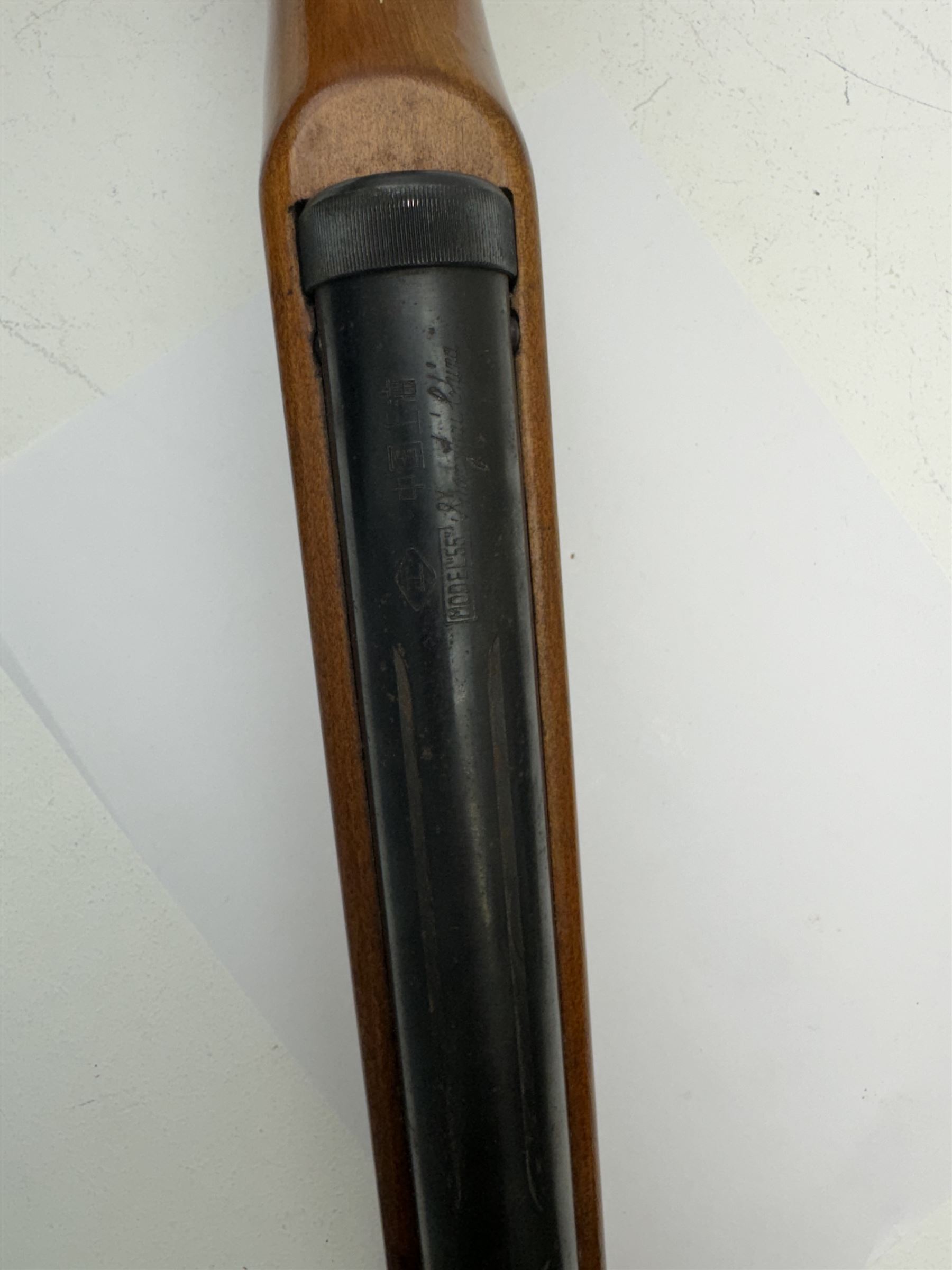 Chinese model 55 .22 break barrel air rifle with telescopic sight 