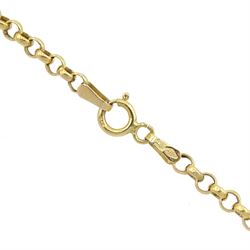9ct gold Virgo pendant necklace, hallmarked