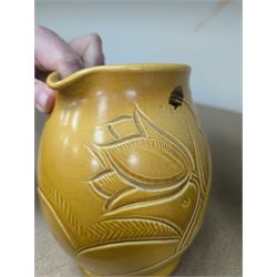 Collection of Susie Cooper ceramics, including jugs, vases and a teapot 