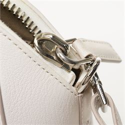 Givenchy - ‘Antigona’ Mini Bag, introduced circa 2011 under Riccardo Tisci, in structured white grained goat leather, with twin top carrying handles and detachable wide adjustable crossbody strap, with silver tone hardware, with original dust bag