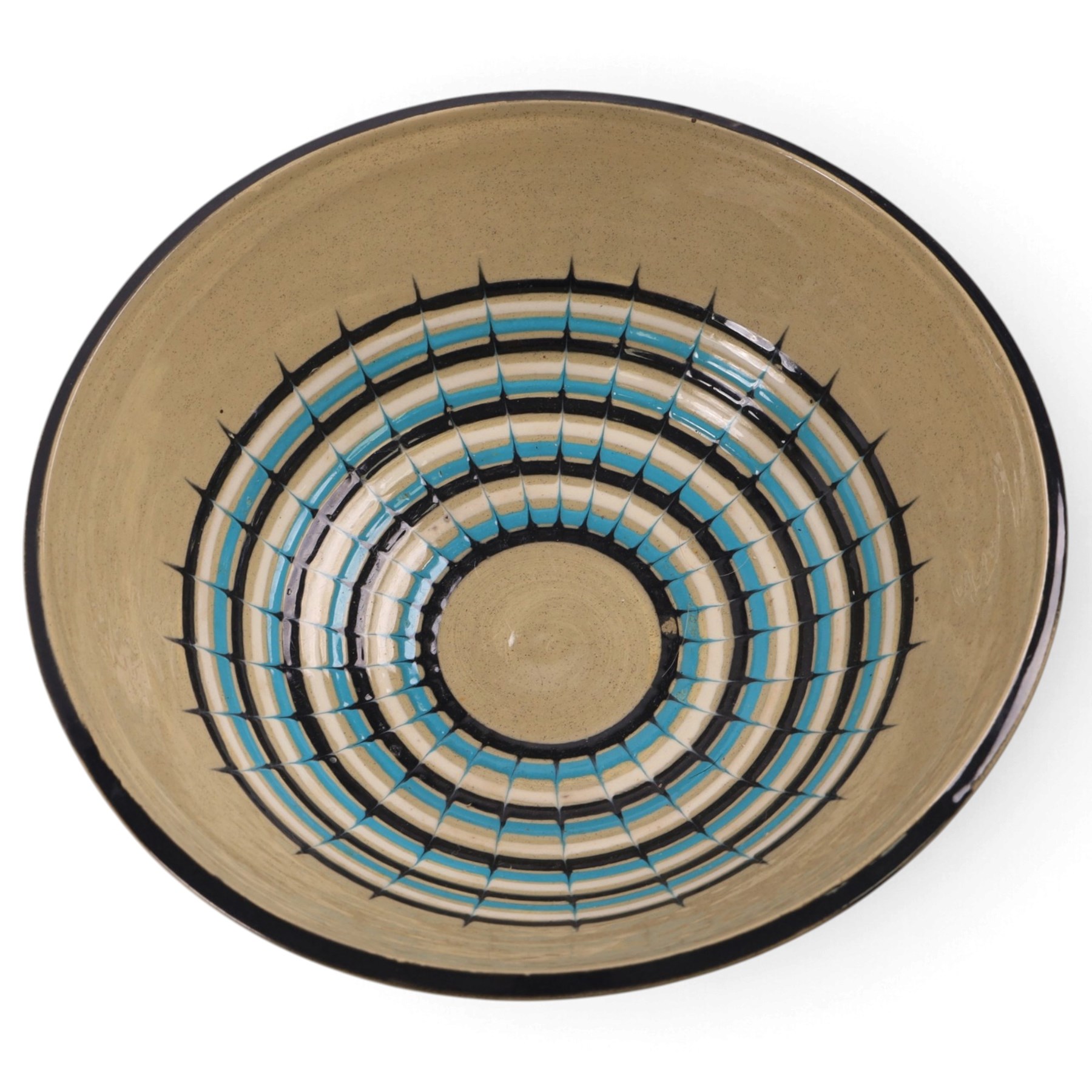 John Clappison for Hornsea pottery bowl, together with five trinket dishes and two cups 