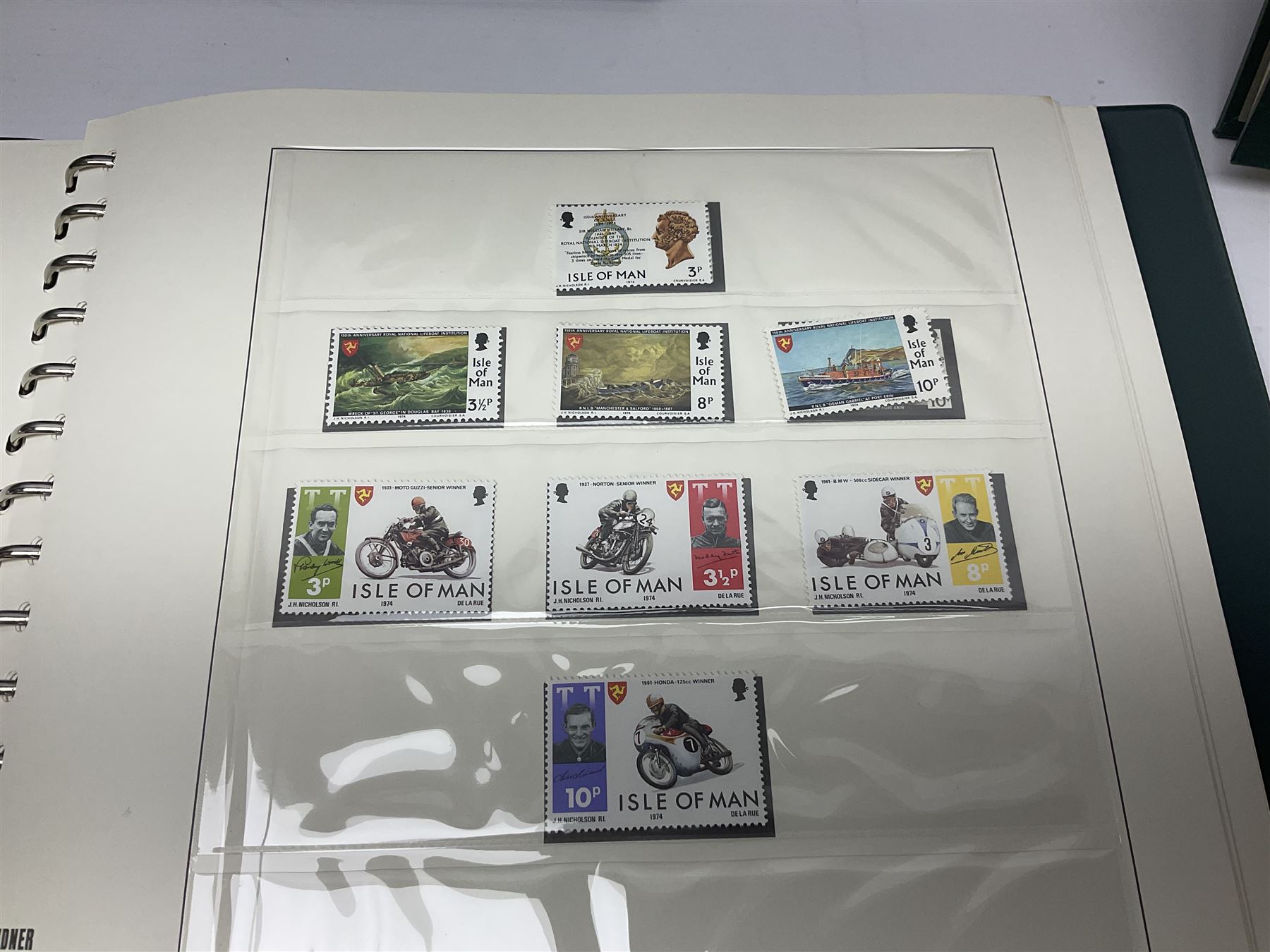 Mostly Queen Elizabeth II Great Britain and Isle of Man stamps including mint examples, housed in various albums, stockbooks and loose, in one box