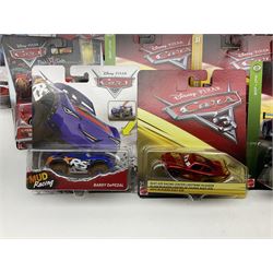 Disney Pixar 'Cars' - thirty-four Mattel carded die-cast models; all in unopened blister packs (34)