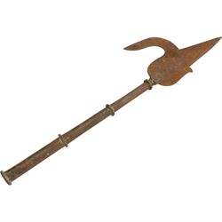 French Bayonet, with metal scabbard, together with two other bayonets, Kyhber sword and other swords and weapons 