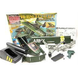 Palitoy Action Man - boxed Pursuit Craft and another unboxed part craft; together with a boxed Training Tower and another unboxed part tower