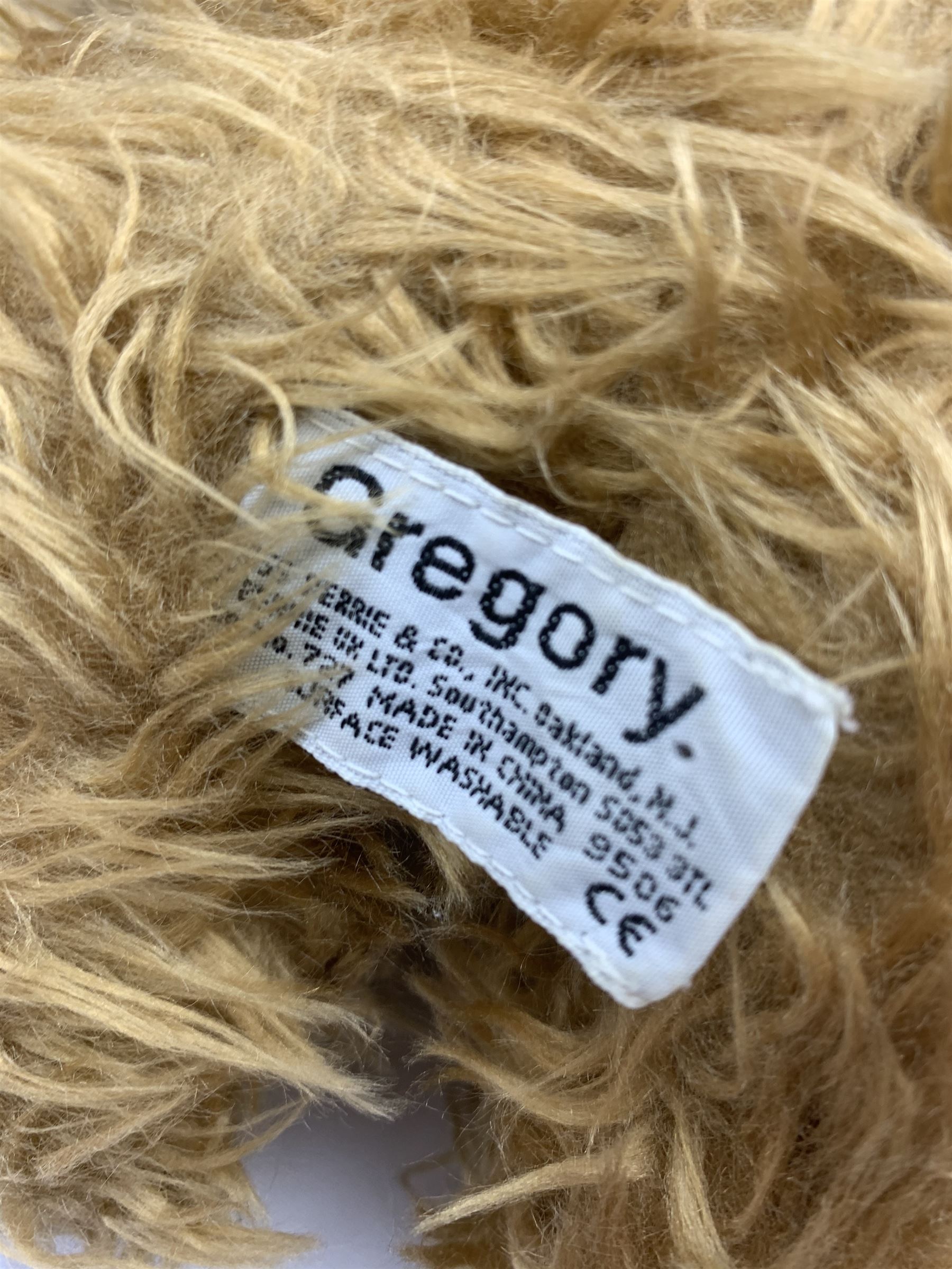 Ten Russ Gregory teddy bears designed by Carol-Lynn Rossel Waugh including one Baby Gregory, largest H8