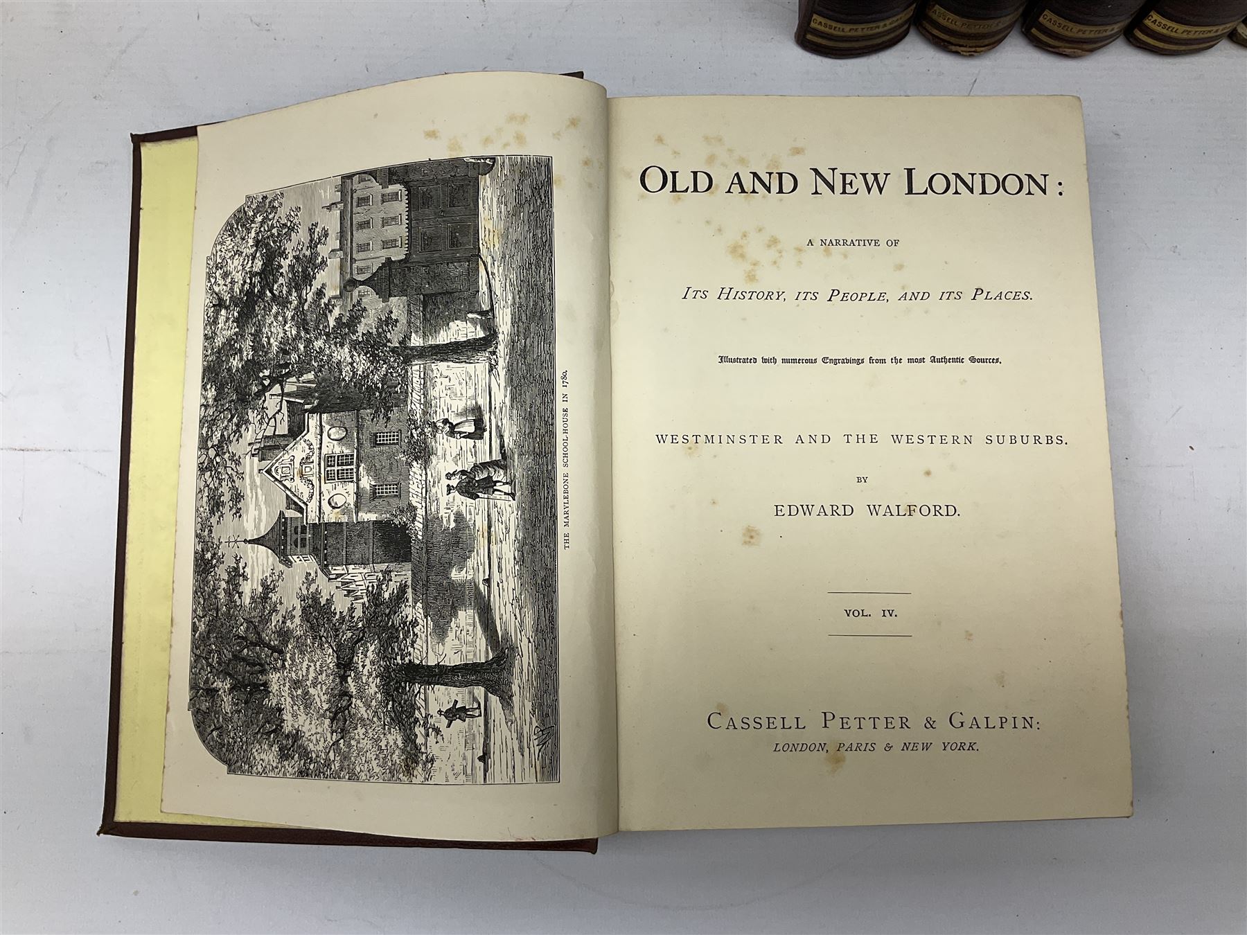 Hammerton, J.A; People of all Nations, Hodder, Edwin; Cities of the World, in three volumes, Walford, Edward; Old and New London Illustrated, A Narrative of Its History, It's People, and It's Places, in six volumes, The Descriptive Album of London