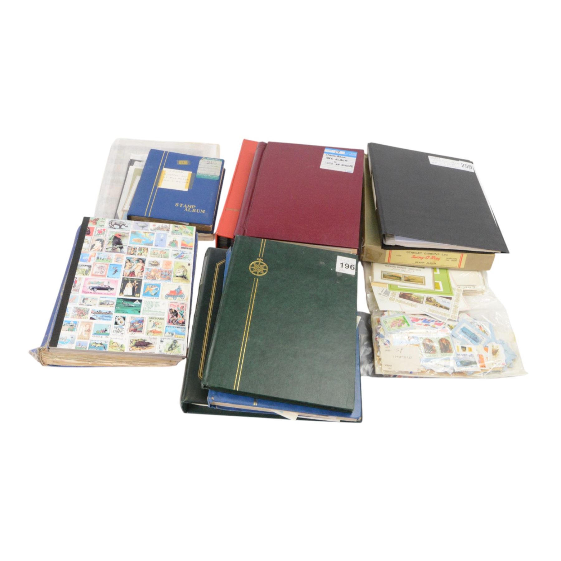 World stamps, mainly African states including South Africa, Sudan, Southern Rhodesia, Gambia, Zimbabwe, etc, housed in various albums and loose