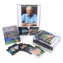 David Attenborough memorabilia, including framed montage of a Sunday Times Magazine cover ...