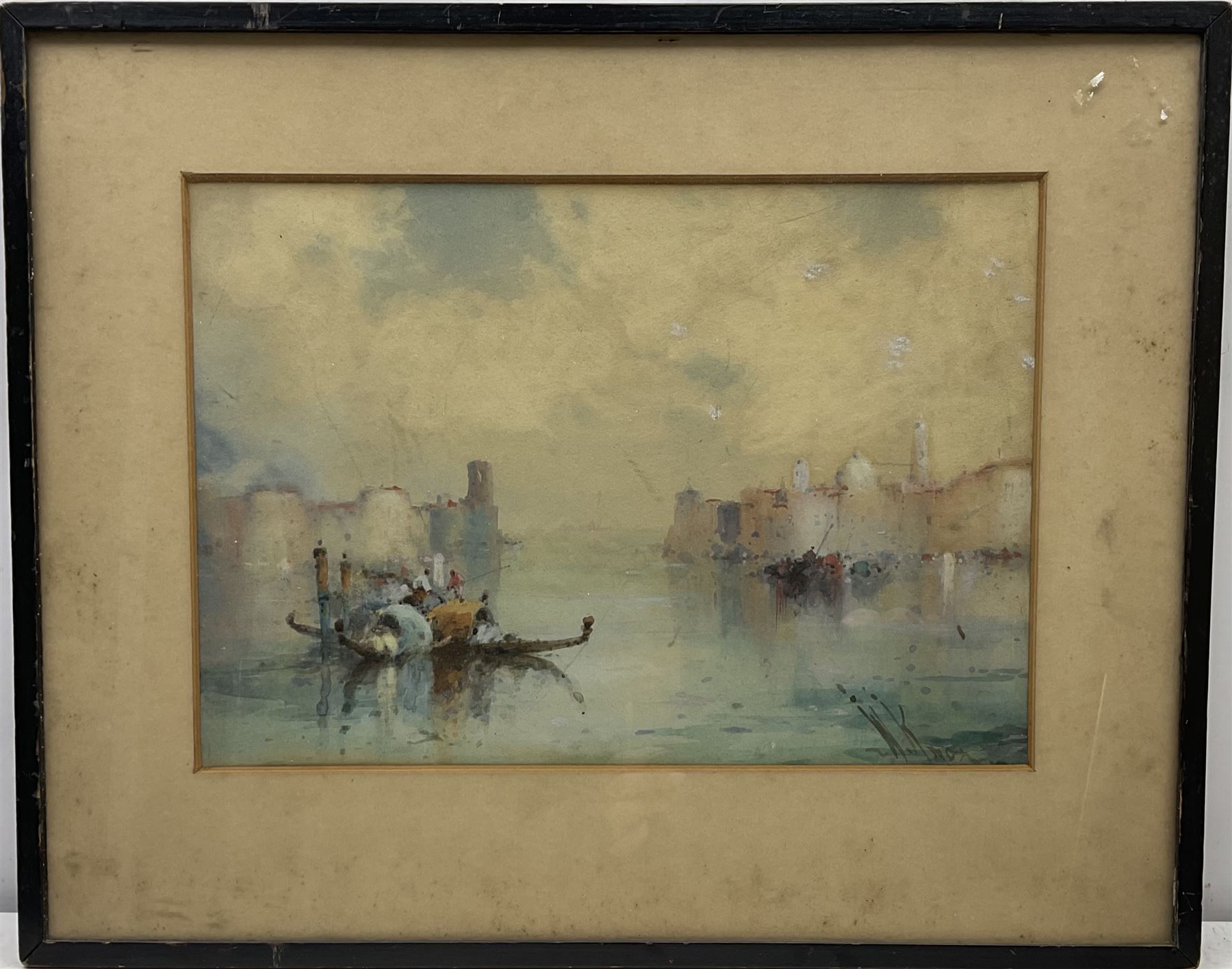 Wilfred Knox AKA A D Bell (British 1884-1966): Venice, watercolour signed 25cm x 36cm