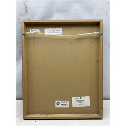 Phil Redford (British 1943-): 'Sun Singer', acrylic on canvas unsigned, titled and dated 1994 verso, 43cm x 71cm; 'Firebird', mixed media unsigned, titled and dated 1991 verso 33cm x 25cm (2)