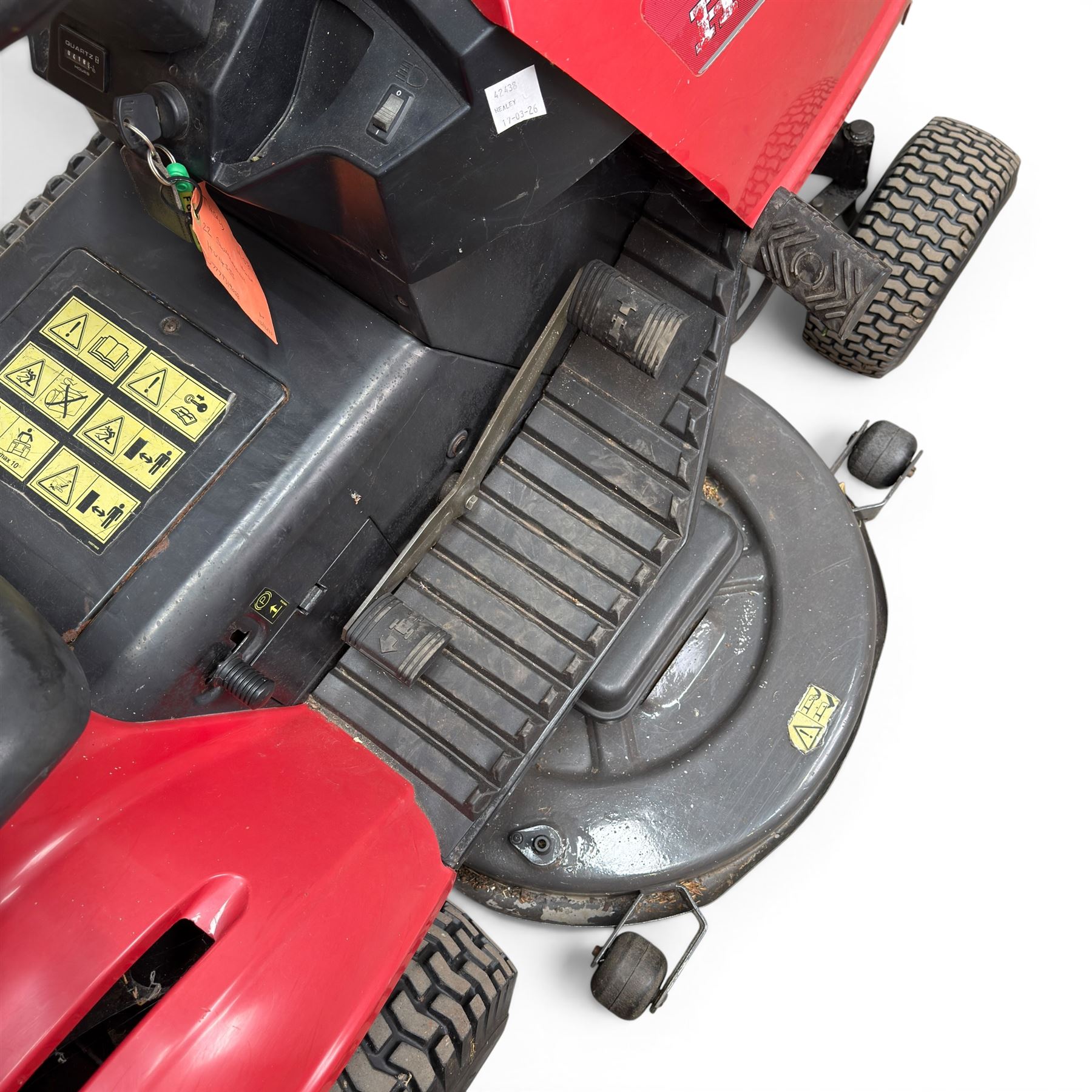 Honda 2218 hydrostatic petrol ride on lawn mower, GXV310 V-Twin, 18hp, 418 hours