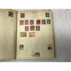 Great British and World stamps, including Queen Victoria and later, Lundy, Iran, Poland, Spain, USA etc, housed in albums and loose, in one box