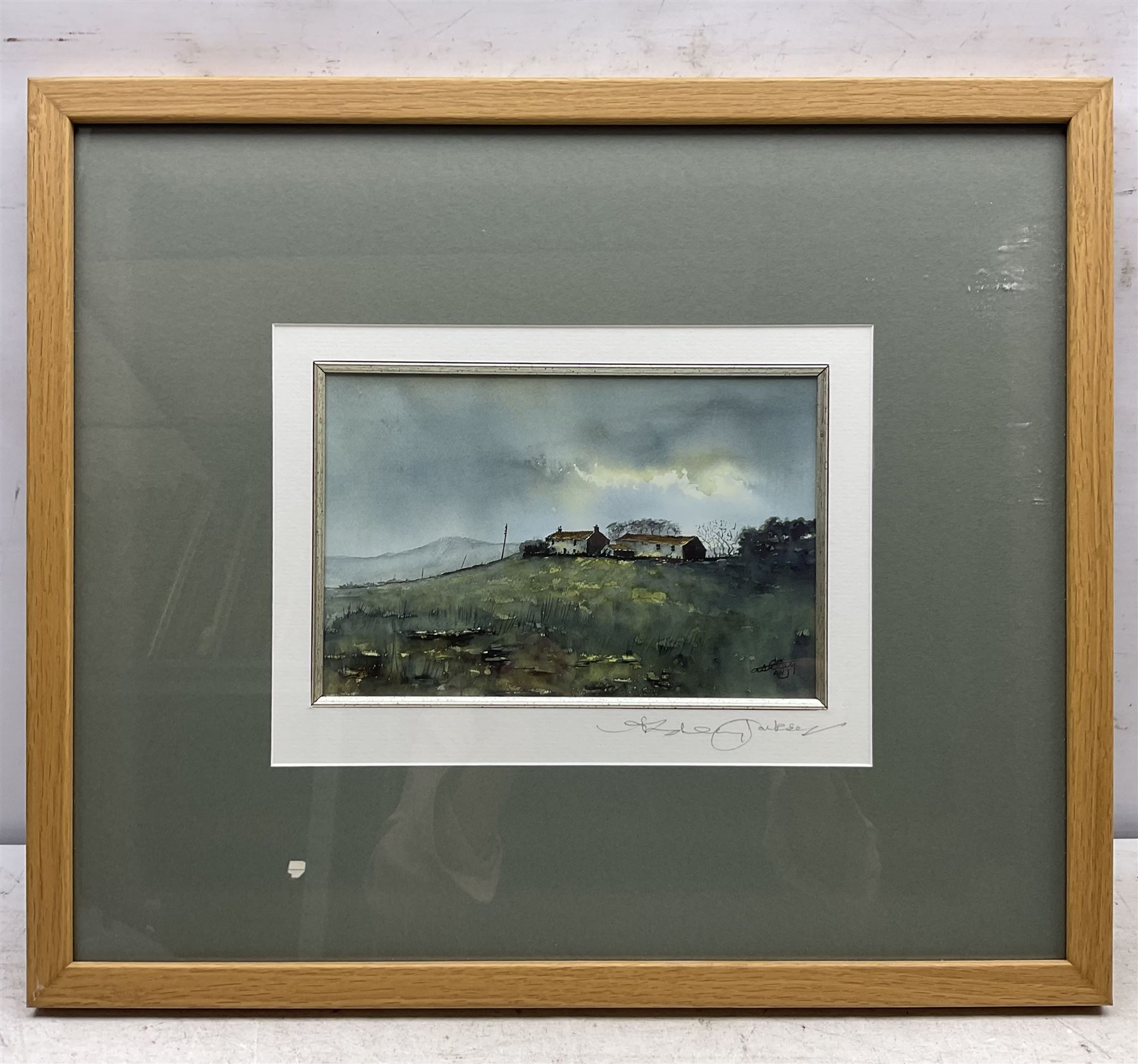 Ashley Jackson (Northern British 1940-): Dales Cottages, two limited edition colour prints signed in pencil; three Ashley Jackson signed books max 44cm x 67cm (5)