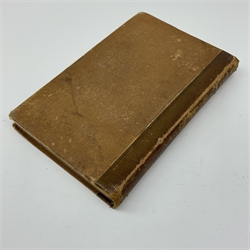 Leather bound book 'Wee Willie Winkie and other stories' by Rudyard Kipling, published by Messers. A. H. Wheeler & Co. containing three stories, Wee Willie Winkie, The Phantom 'Rickshaw and Under The Deodars 