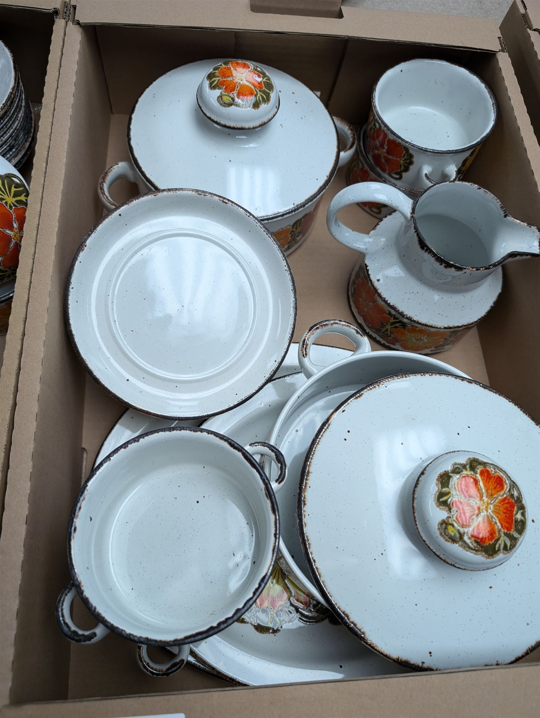 Midwinter Stonehenge dinner and tea wares, including cups, bowls, plates, etc