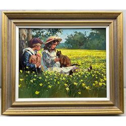 Dianne Elizabeth Flynn (Northern British 1939-): 'Languedoc Spring', acrylic on canvas signed 40cm x 50cm
Notes: Dianne was born in Huddersfield and studied at Huddersfield and Batley Schools of Art before graduating at Manchester in 1973. Painting in Languedoc and Tuscany she became a full time artist in 1976.