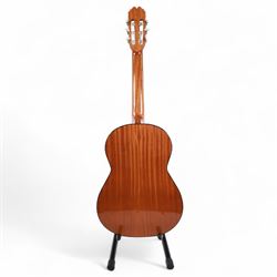 Admira Malaga classical guitar, in fitted hard case with black plush interior, guitar L100cm