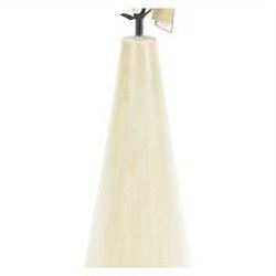 Oka Ernest mango wood table lamp, H50cm 