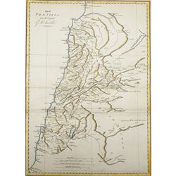 Jean-Baptiste Bourguignon d’Anville (French 1697-1782): 'Map of Phoenicia from the origina...