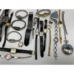Assorted wristwatches, and pocket watch 