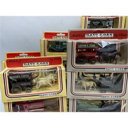 Fifty-two 1980's Days Gone/ Lledo die-cast models including Horse and Carts, all boxed (52)