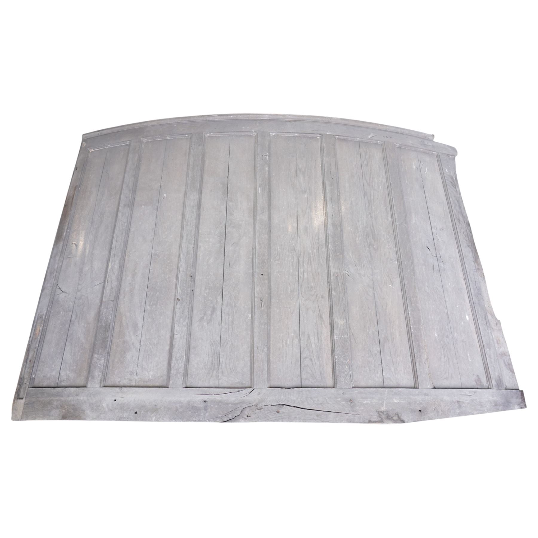 Architectural Salvage - Quantity of 19th century oak and pine church panelling including large bowed panel, others with carved decoration etc
Note: Removed in the 19th century from the church in the grounds of a private Yorkshire estate 
Provenance: property of a Nobleman