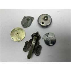 Small collection of Irish related medals, cap badges, buttons, political pin badges etc