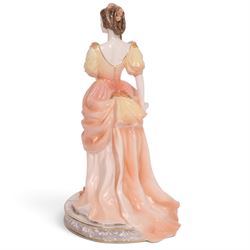 Two Coalport figures from the English Rose Collection, 1999 Admired Miranda 539/1000 and 1997 Lady Sylvia 929/1000, both with certificate