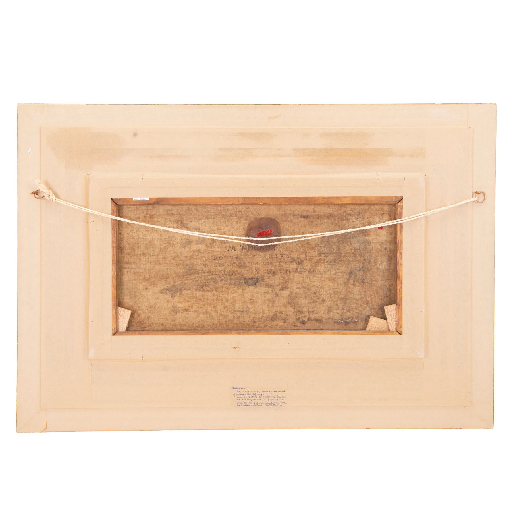 Robert Jobling (Staithes Group 1841-1923): Line Fishing from a Rowing Boat, oil on canvas unsigned, provenance verso 29cm x 54cm