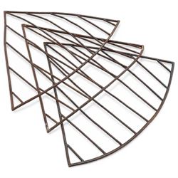 Three corner hay racks along with one normal rack