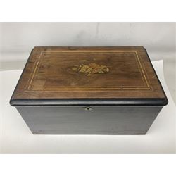 Swiss - Three 19th-century cylinder music boxes suitable for spares or repair.