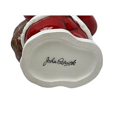 Two Beswick figures, composing The Snowman and Father Christmas, together with Border Fine Arts Enamel dish depicting a scene from The Snowman A3995, all in original boxes 