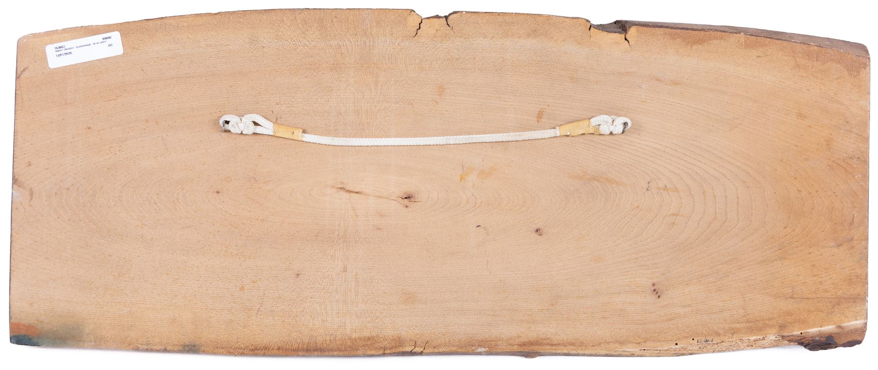 Robert Sheader (British 20th Century): Scarborough Beach, oil on panel signed, 25cm x 61cm 