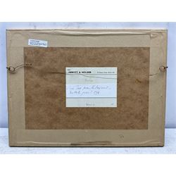 Nicholas Pocock (British 1740-1821): 'High Tor from the Hagwood - Matlock', pencil and wash signed, titled and dated 'June 6 1794' verso 15cm x 28cm 
Provenance: with Abbott & Holder, Museum Street, London, label verso