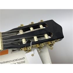 Yamaha PSR-F51 digital keyboard in original box and Elevation acoustic guitar  