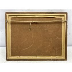 Owen Bowen (Staithes Group 1873-1967): Coastline near the Solway Firth, oil on board signed 26cm x 35cm