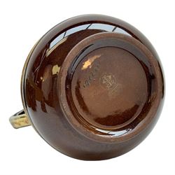 Taylor Tunnicliffe & Co silver mounted seven piece tea service, hallmarked Harold Bushell & Co Ltd, Birmingham 1908 (and other dates), together with a similar example and three silver plate mounted examples (11)