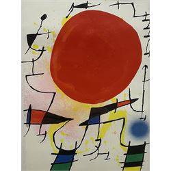 After Joan Miro (Spanish 1893-1983): Abstract Composition, original colour lithograph pub. Mourlot Paris 1972, 32cm x 24cm