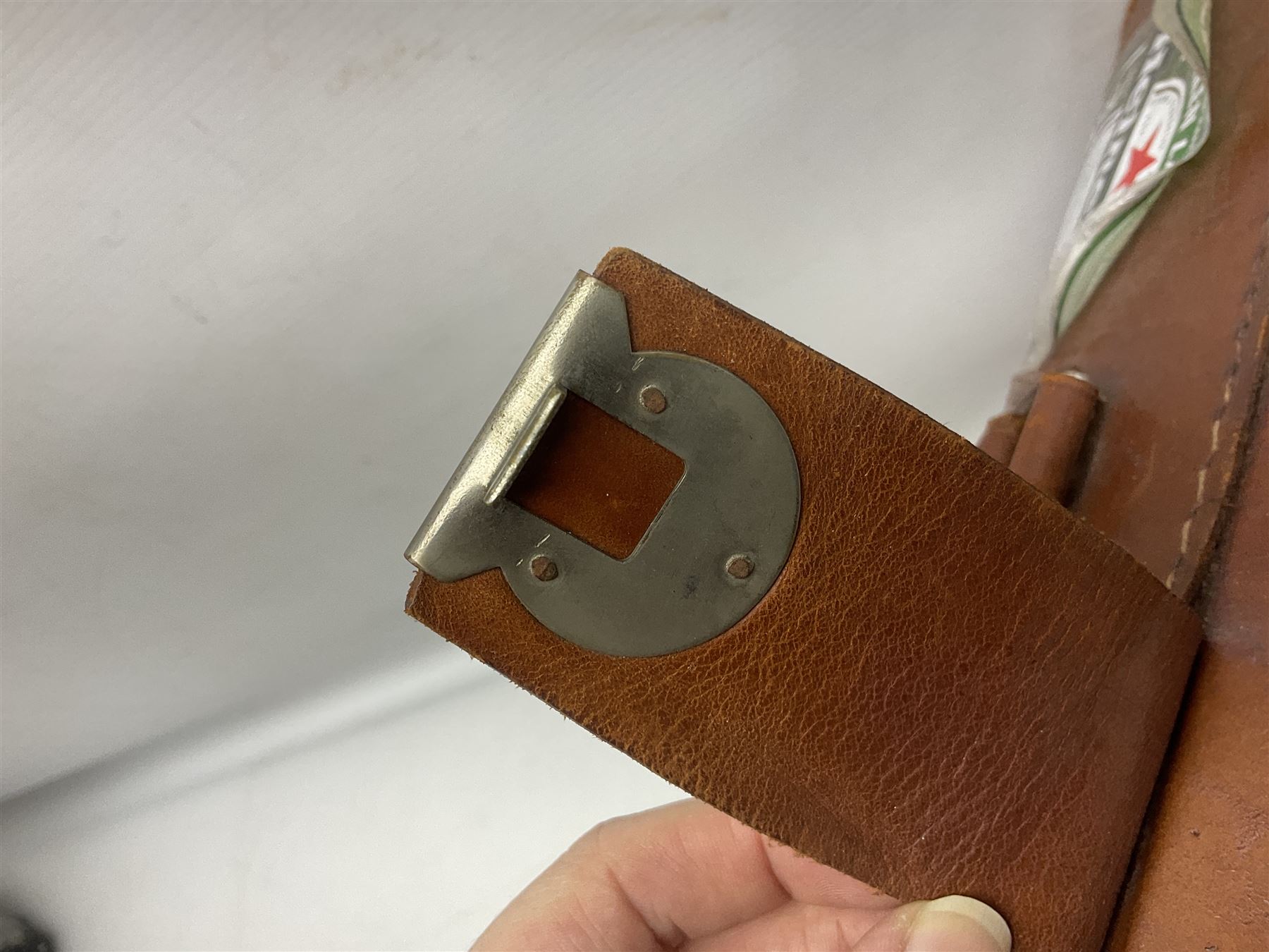 Leather gladstone/ doctors bag, H27cm