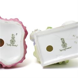 Four Royal Doulton figures, comprising Lady April HN1598, Springflowers HN1807, Suzette and Lady Betty HN1577 (4)