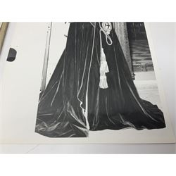 George VI Knight of the Garter cloth beret insignia with pin back and photograph of the Knight's Robes; Edmund Fellowes book on The Knights of the Garter 1348-1939; together with EIIR civilian OBE certificate to Jeffery Stanford Agate with facsimile signatures of Elizabeth II and Prince Philip