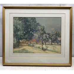 Arthur David McCormick (Irish 1860-1943): 'Gossip', watercolour and pencil unsigned, original title label verso 36cm x 47cm 
Provenance: David Duggleby Ltd 23rd June 2017 Lot 235