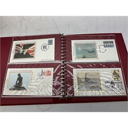 Mostly Benham first day covers and post cards, including 'Christmas 1983', 'The City of Edinburgh', 'British Cattle', 'The Cornish Riviera', 'British Insects' etc, housed in eight folders