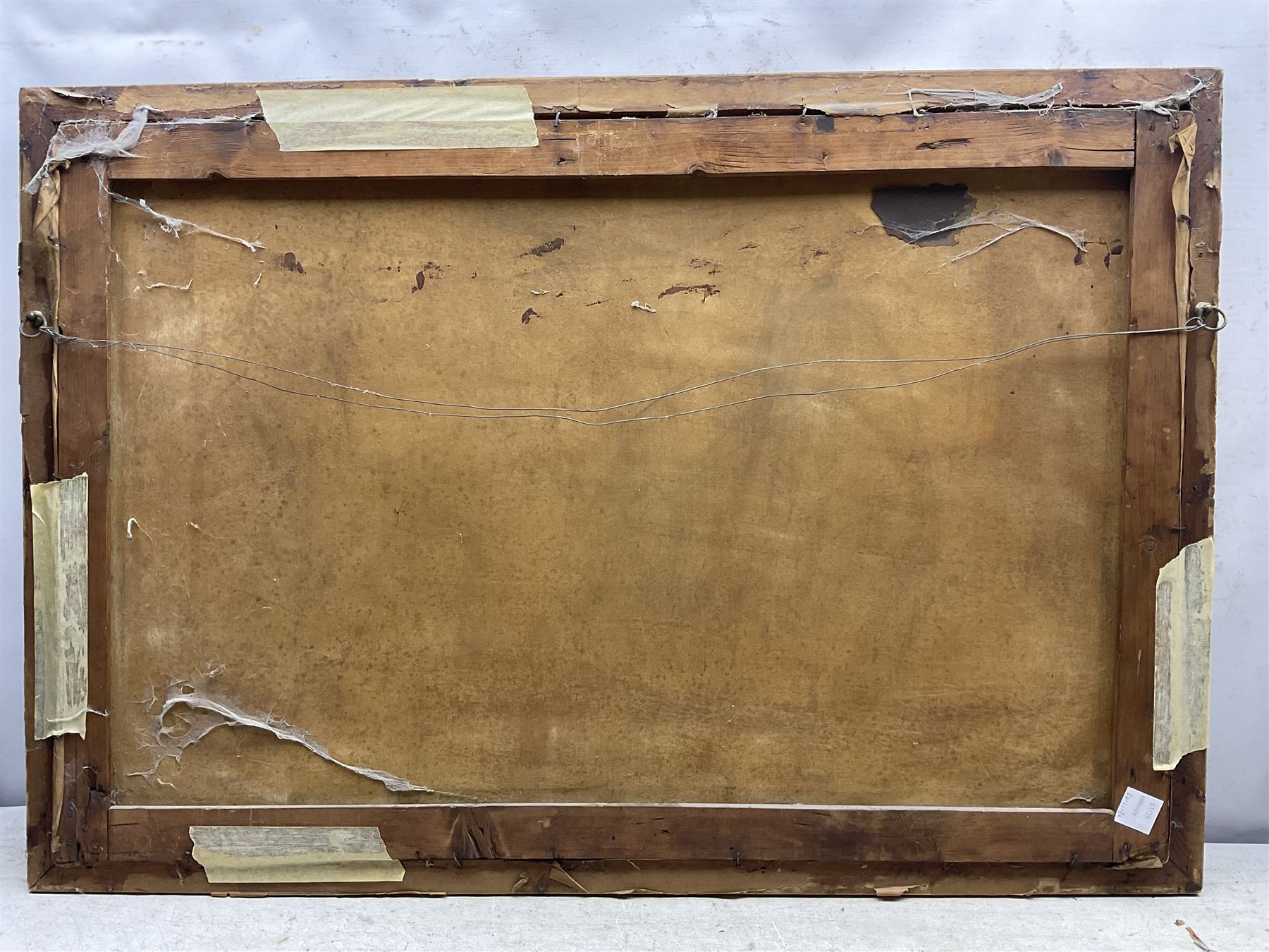 English School (Early 20th Century): Square Rigger 'Wiscombe Park' - Ship's Portrait, oil on canvas unsigned 59cm x 90cm 