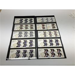 Queen Elizabeth II mint decimal stamps, London 2012 Olympic and Paralympic Games, face value of usable postage approximately 200 GBP and various 2012 first day covers