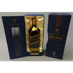  Johnnie Walker Blue Label Scotch Whisky, 75cl 43%vol, Bottle No.L032787 JW, with swing seal, in blue presentation carton with slip, 1btl  